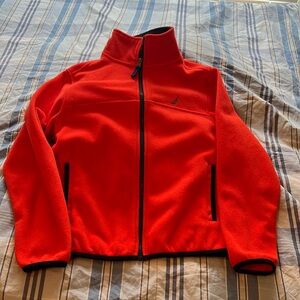 Boys Nautica zip fleece jacket size medium 10/12